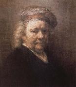 Francisco Goya Rembrandt Van Rijn,Self-Portrait Spain oil painting artist